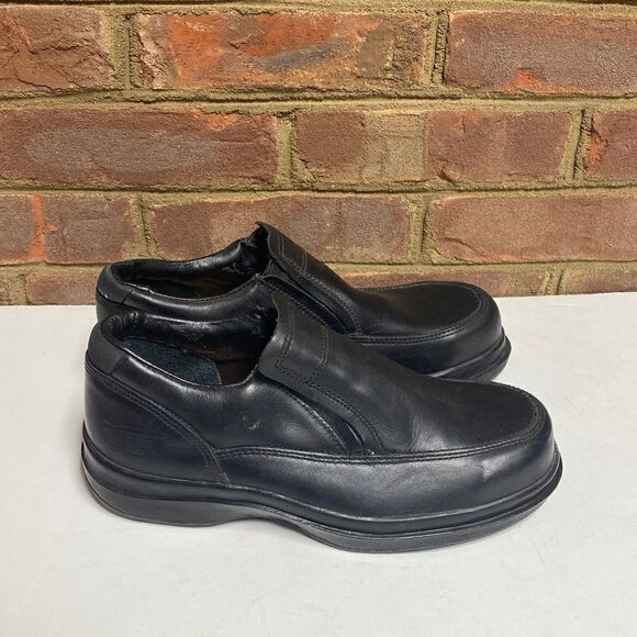 RED WING Steel Toe Slip-On Electrical Hazard Black Leather Loafer 6646 Size 7.5 - Picture 1 of 8